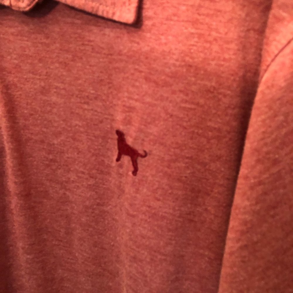 The Black Dog men rust orange polo style shirt, XXL - Picture 3 of 8